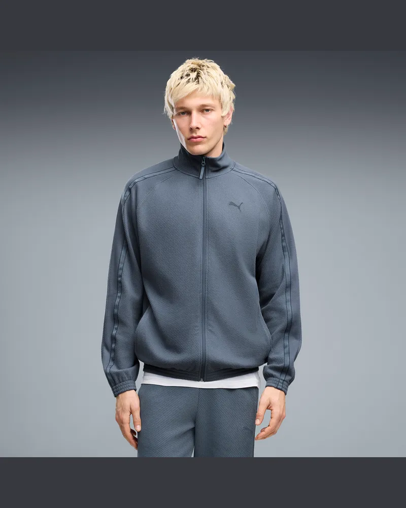 Puma Class Relaxed Trainingsjacke mit Reißverschluss Herren, Kleidung, Blau Blau