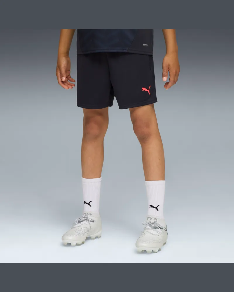 Puma individualCUP Fußball Trainingsshorts Jugend, Kleidung, Blau Blau