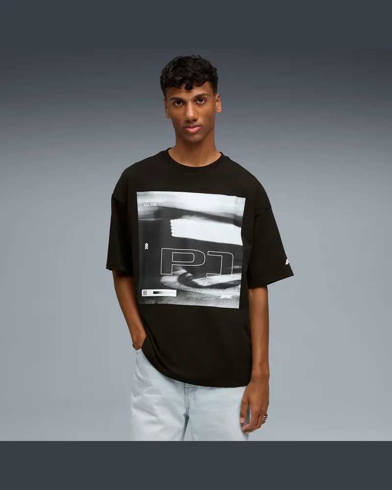 Puma F1® Lifestyle Racing T-Shirt Herren, Kleidung, Schwarz Schwarz