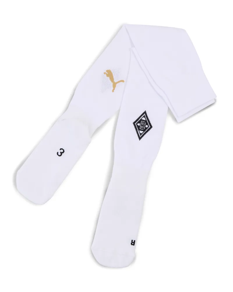 Puma Borussia Mönchengladbach 125th Anniversary Socken Herren, Kleidung, Weiß Weiß