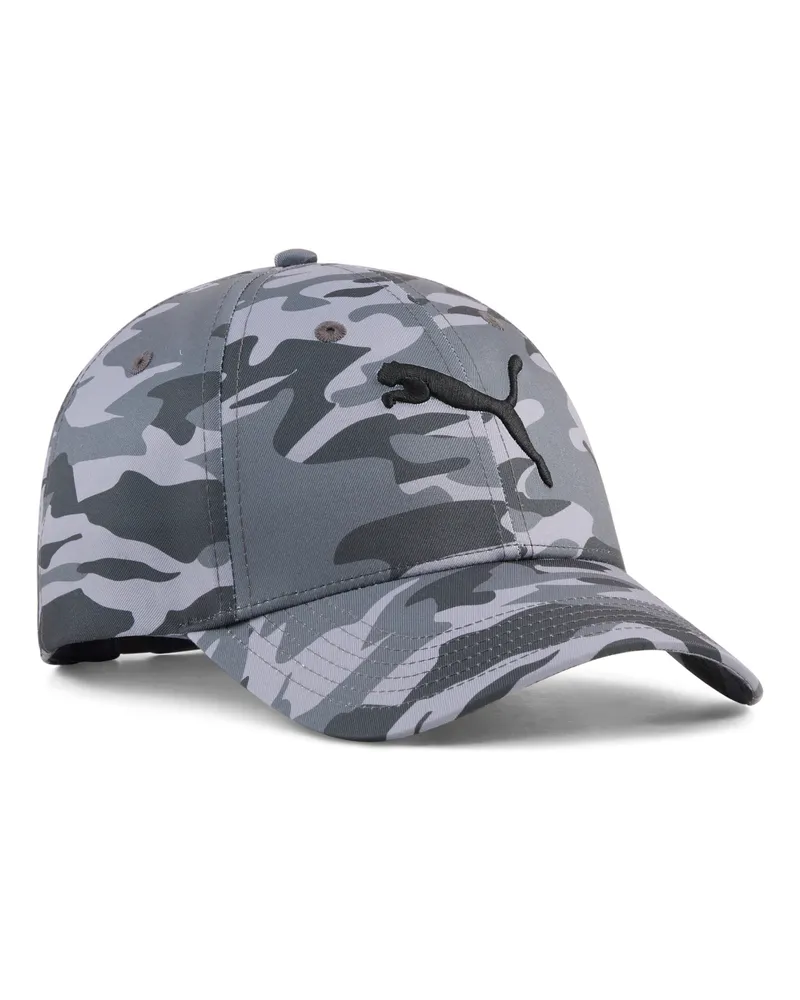 Puma Essentials Elevated Bedruckte Baseball-Cap, Accessoires, Schwarz Schwarz