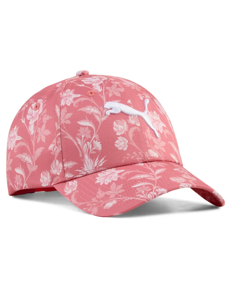 Puma Essentials Elevated Bedruckte Baseball-Cap, Accessoires, Rosa Rosa