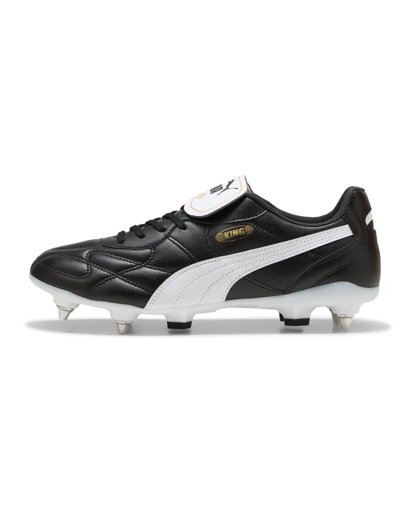 Puma KING TOP MxSG Fußballschuhe Unisex, Schuhe, Schwarz Schwarz