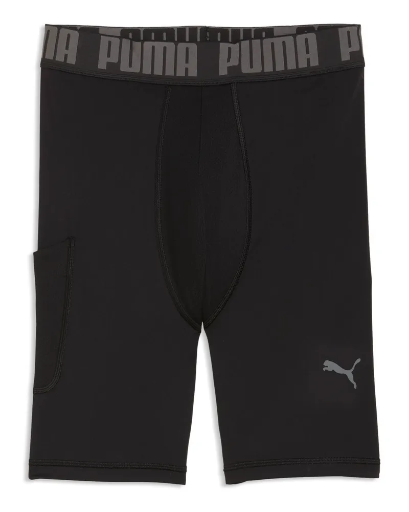 Puma PWRMODE Base Layer Radlerhose Herren, Accessoires, Schwarz Schwarz