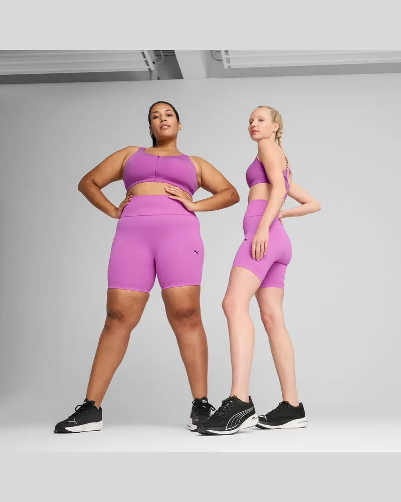 Puma SHAPELUXE Seamless High Waist-Radlershorts Damen, Kleidung, Lila Lila