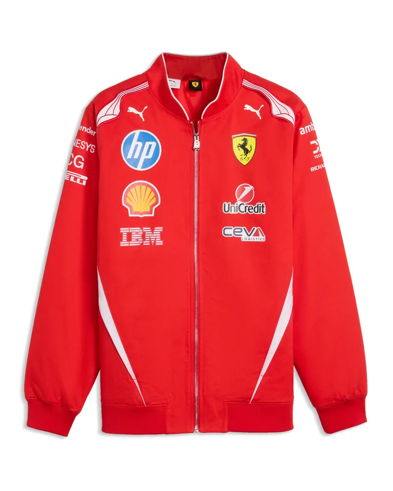 Puma Scuderia Ferrari HP Replica Drivers Authentic Bomberjacke Herren, Accessoires, Rot Rot