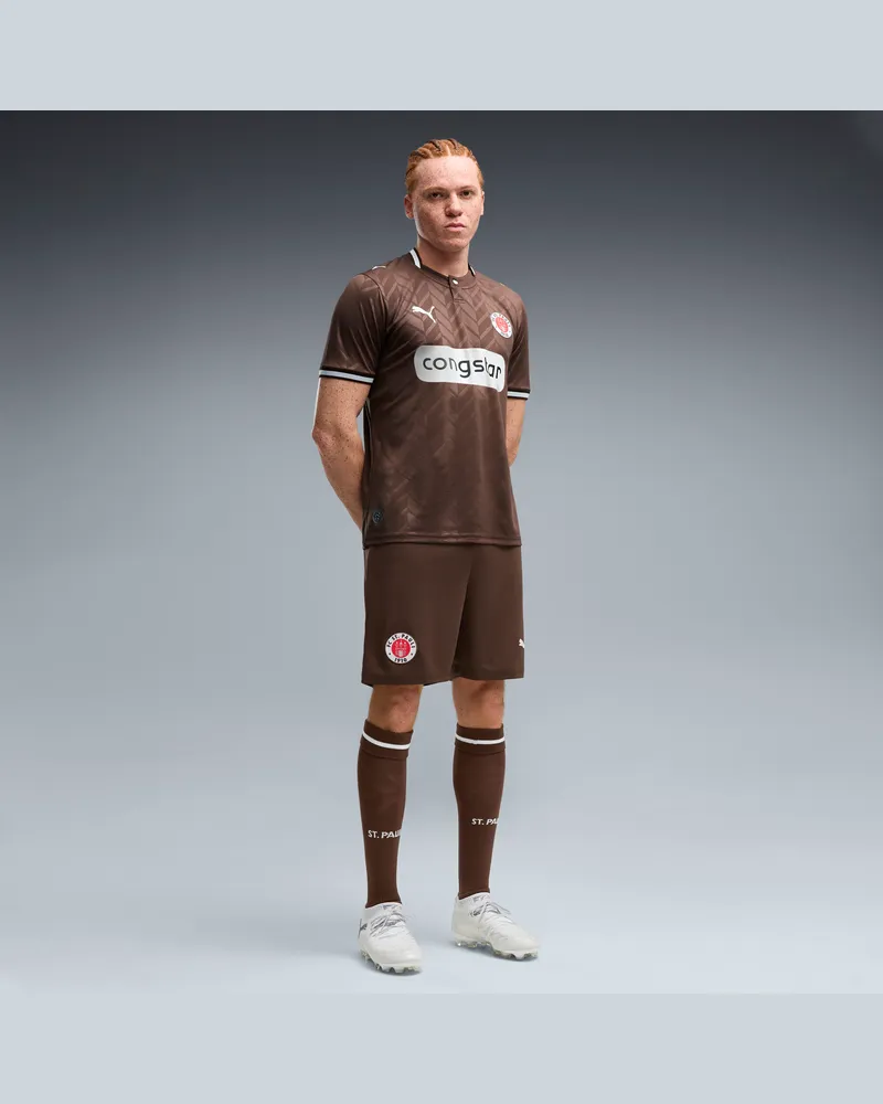 Puma FC St. Pauli 26/27 Shorts Herren, Kleidung, Braun Braun