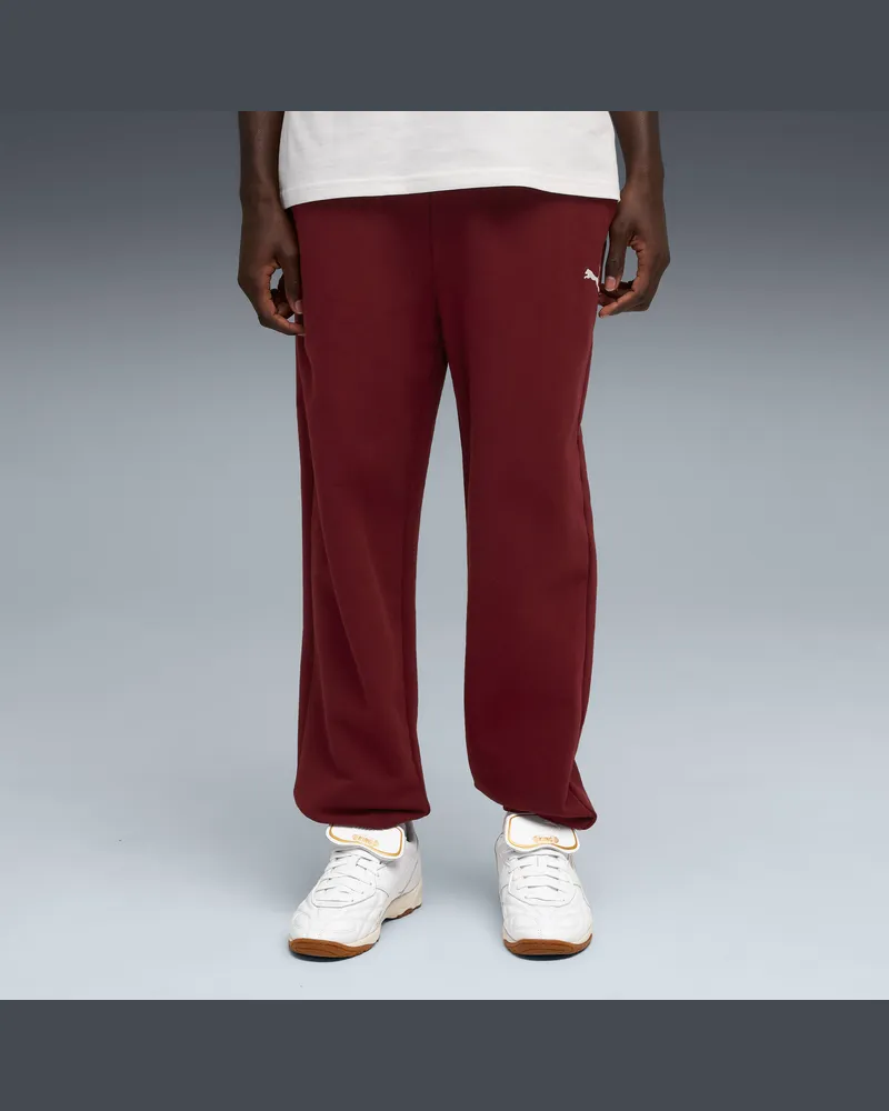 Puma Wardrobe Essentials Relaxed Jogginghose Herren, Kleidung, Rot Rot