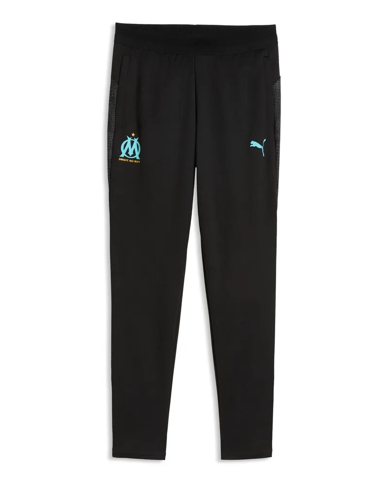 Puma Olympique de Marseille Trainingshose Teenager, Kleidung, Schwarz Schwarz