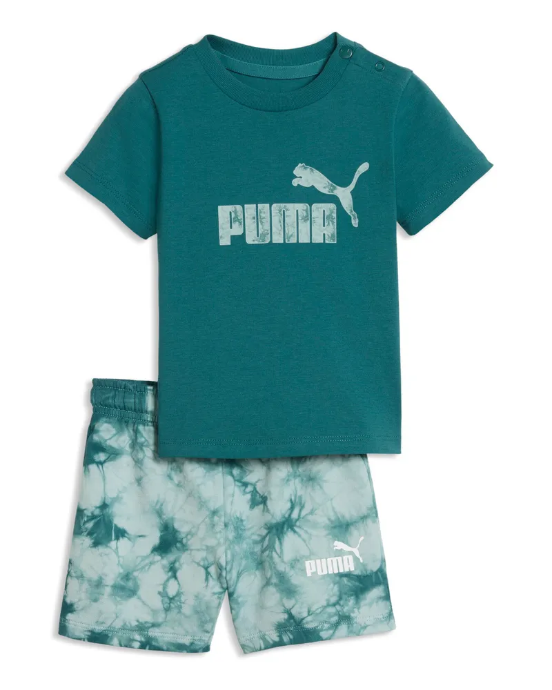 Puma Essentials Tie-dye T-Shirt and Shorts im Set Baby, Accessoires, GrÃ¼n Grã¼n