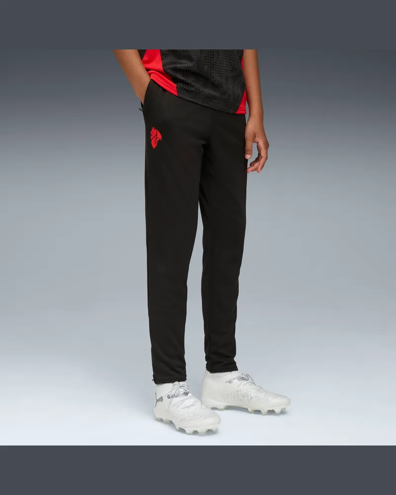 Puma AC Milan Trainingshose Teenager, Kleidung, Schwarz Schwarz