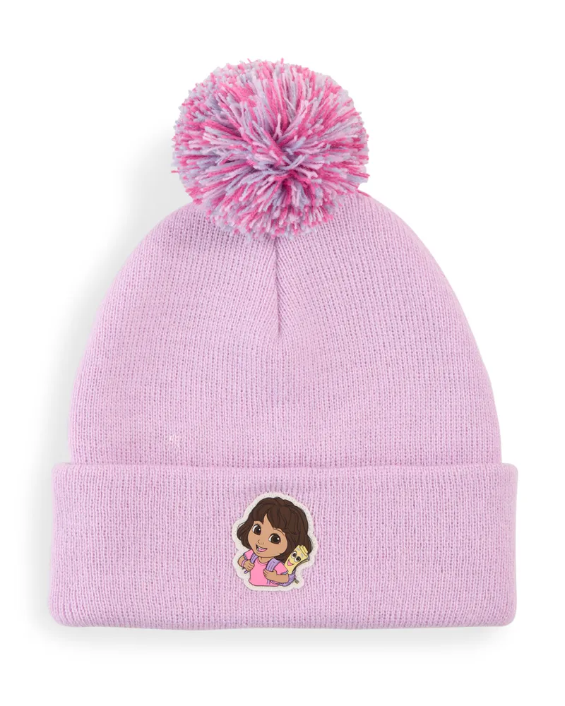 Puma x DORA THE EXPLORER Mid Crown Bommelmütze Kinder, Accessoires, Rosa Rosa
