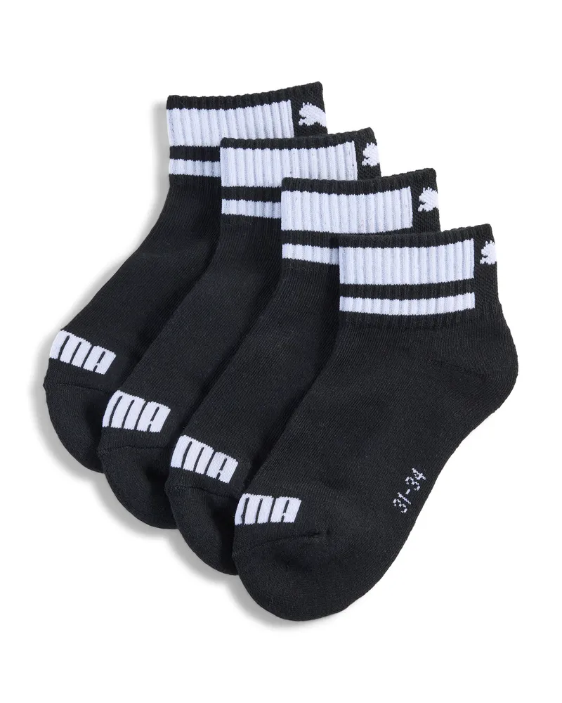 Puma Sportsocken 2er-Pack Teenager, Kleidung, Schwarz Schwarz