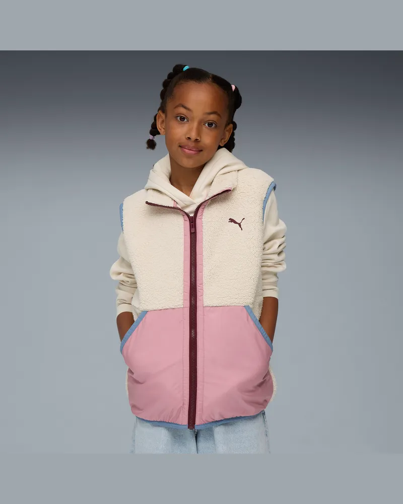 Puma Hybrid Sherpa Weste Teenager, Kleidung, WeiÃŸ Weiãÿ