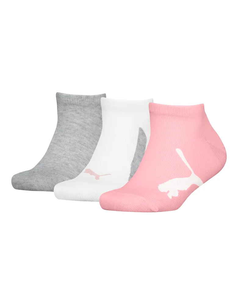 Puma Sneakersocken Teenager (3er-Pack), Accessoires, Rosa Rosa