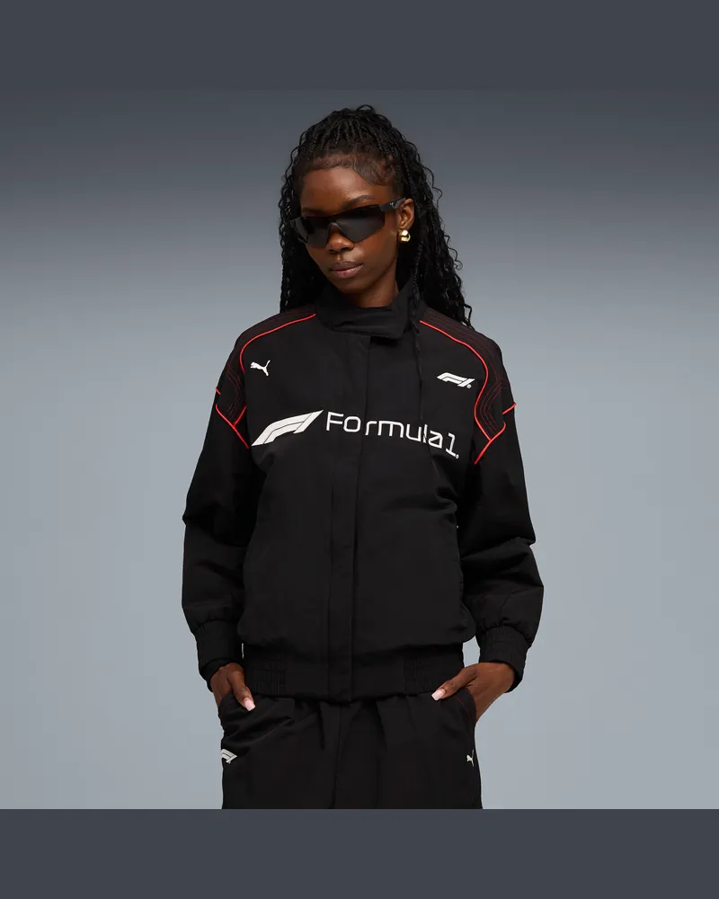 Puma F1® Lifestyle Racing Jacke Damen, Kleidung, Schwarz Schwarz
