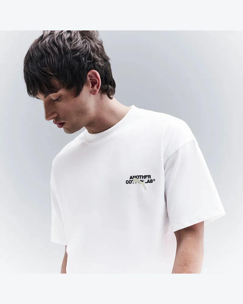 Puma x ANOTHER COTTON LAB Sunday Running Club Logo T-Shirt Unisex, Kleidung, Weiß Weiß