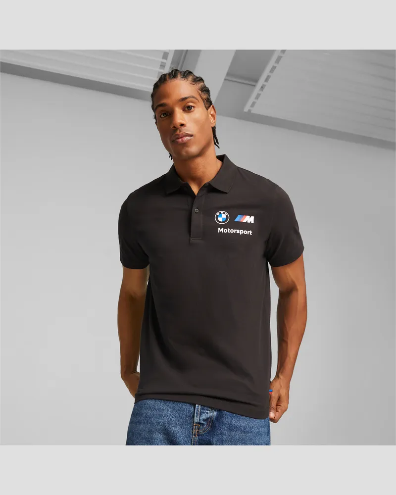 Puma BMW M Motorsport Poloshirt Herren, Kleidung, Schwarz Schwarz