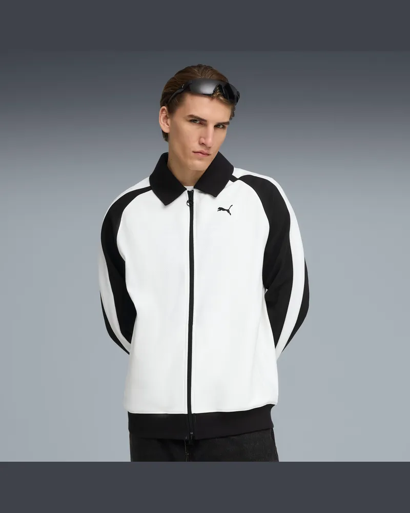 Puma T7 Relaxed Wing Collar Trainingsjacke Unisex, Kleidung, WeiÃŸ Weiãÿ
