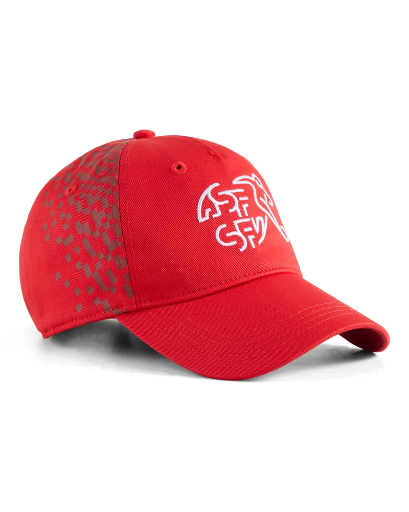 Puma Schweiz Essentials Cap, Accessoires, Rot Rot