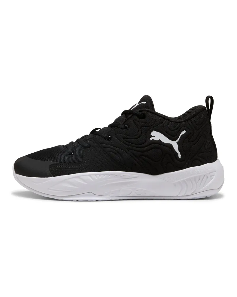 Puma Court Pro 3 Mid Basketballschuhe Unisex, Schuhe, Schwarz Schwarz
