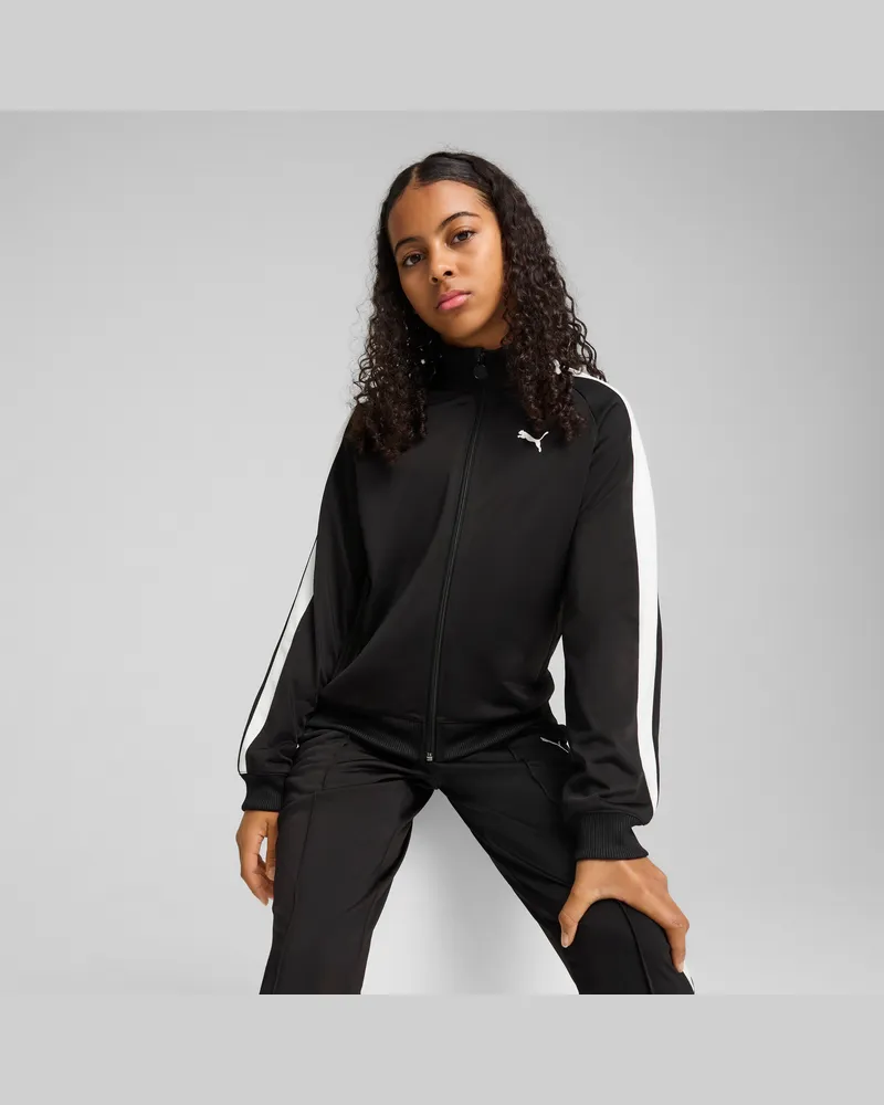 Puma T7 ALWAYS ON Trainingsjacke Teenager, Kleidung, Schwarz Schwarz