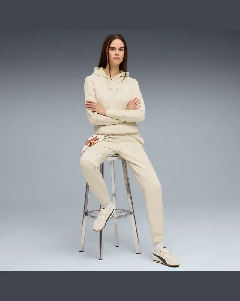 Puma Jogginganzug mit Kapuze Damen, Kleidung, Weiß Weiß