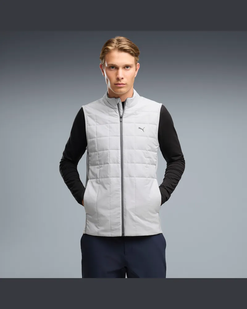 Puma CLOUDSPUN Fleece Hybrid Golfweste Herren, Kleidung, Grau Grau