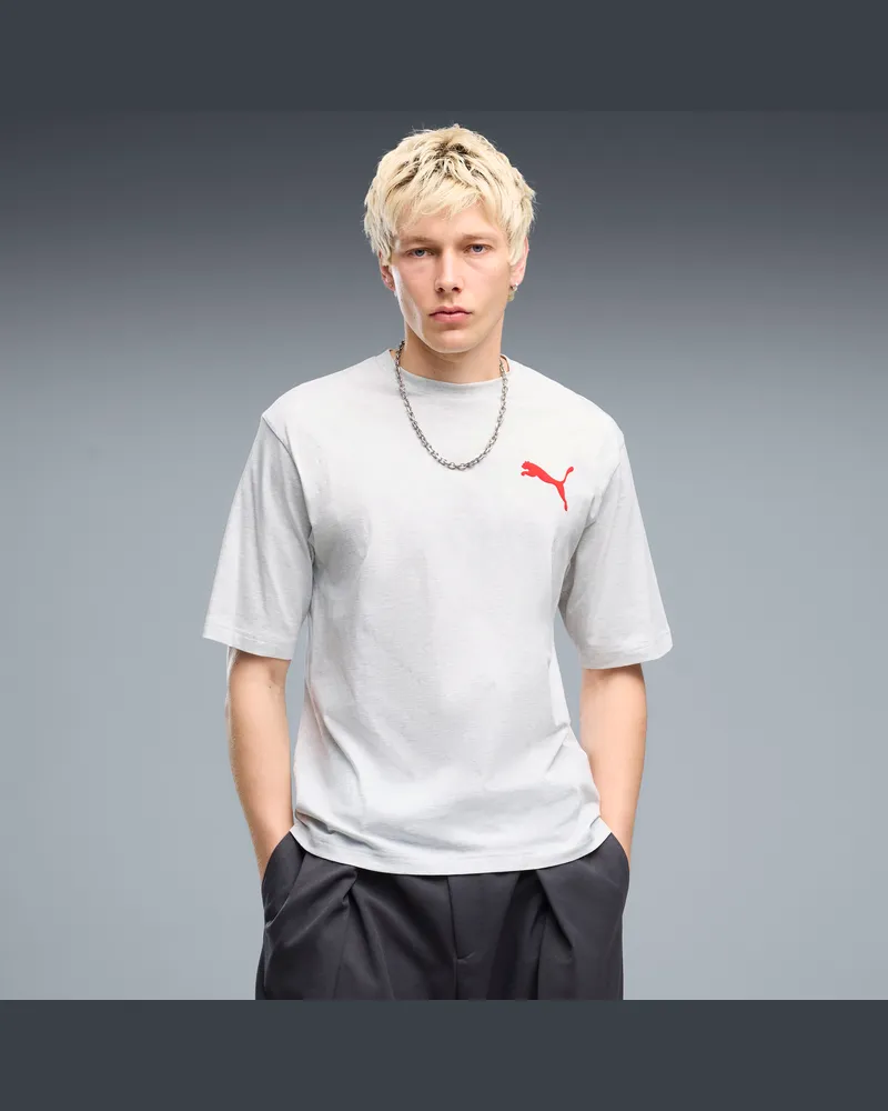 Puma Graphics Boxy Utility T-Shirt Herren, Kleidung, Weiß Weiß