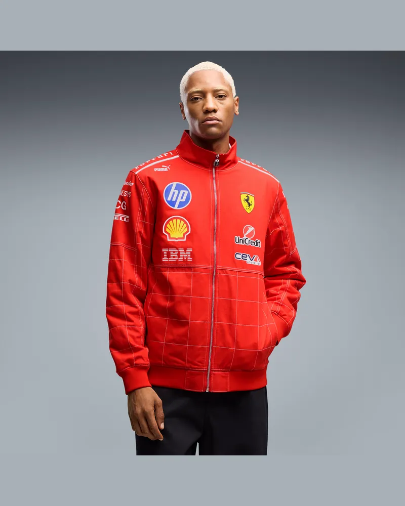 Puma Scuderia Ferrari HP Replica Special Monza Bomberjacke Herren, Kleidung, Rot Rot