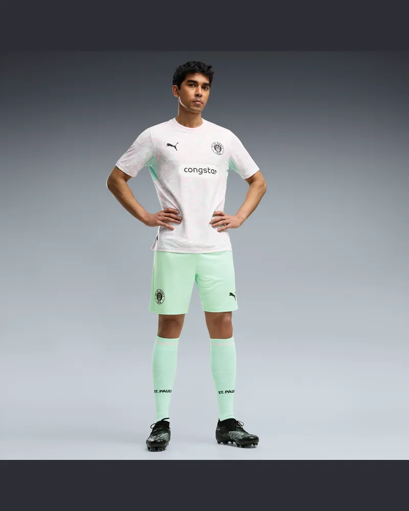 Puma FC St. Pauli 26/27 Shorts Herren, Kleidung, Grün Grün