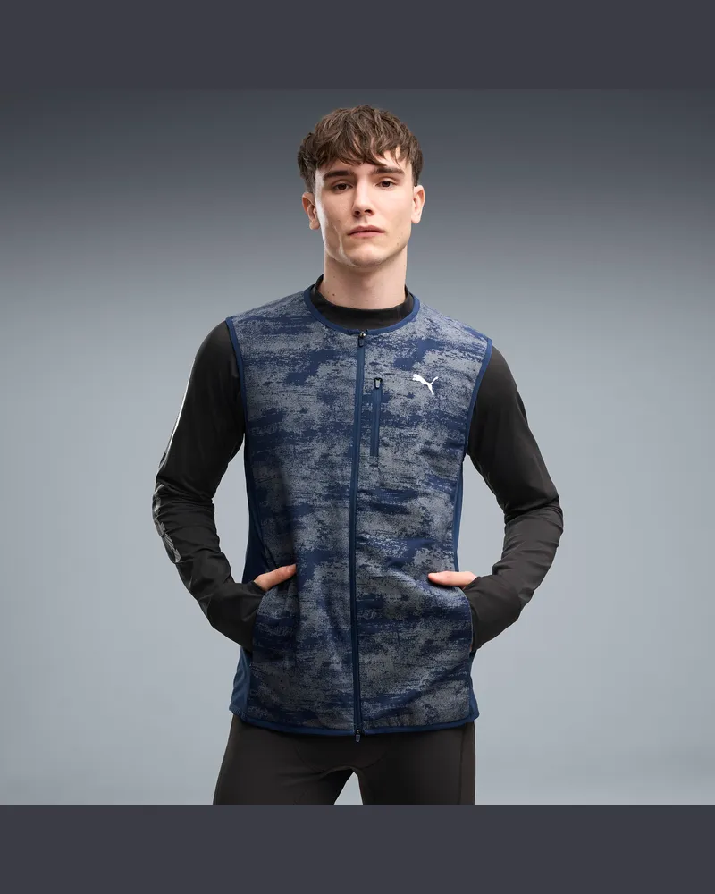 Puma Brightstride PrimaLoft® Performance Fit Weste Herren, Kleidung, Blau Blau