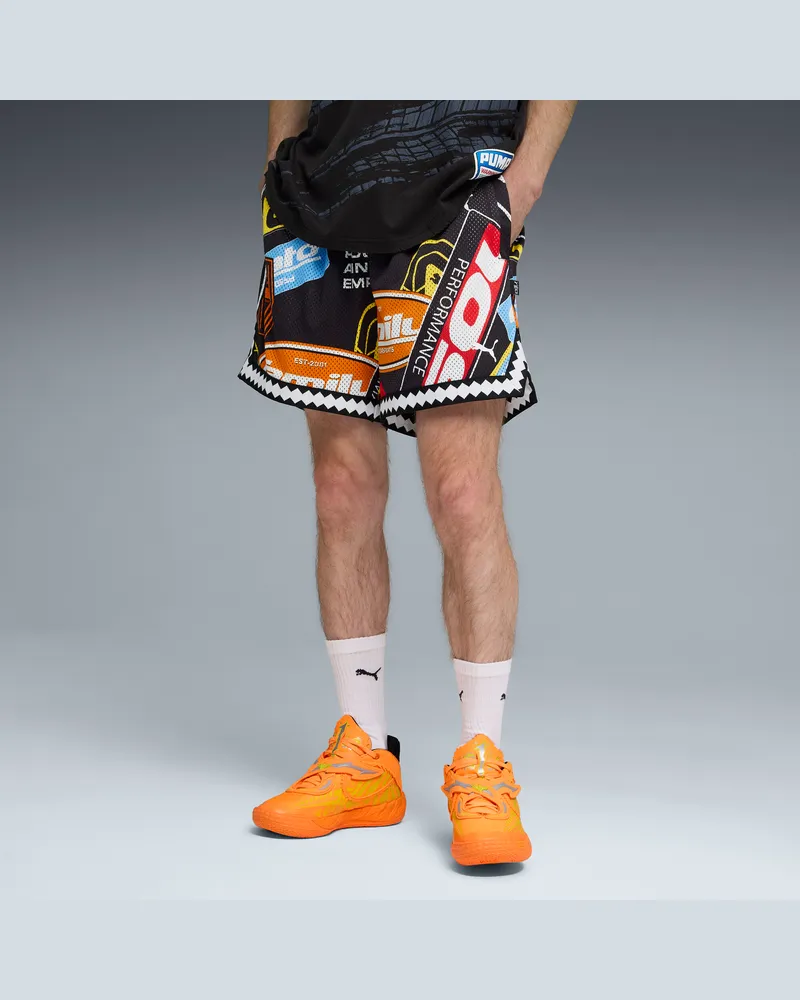 Puma x FAST & FURIOUS Mesh Shorts Herren, Kleidung, Schwarz Schwarz