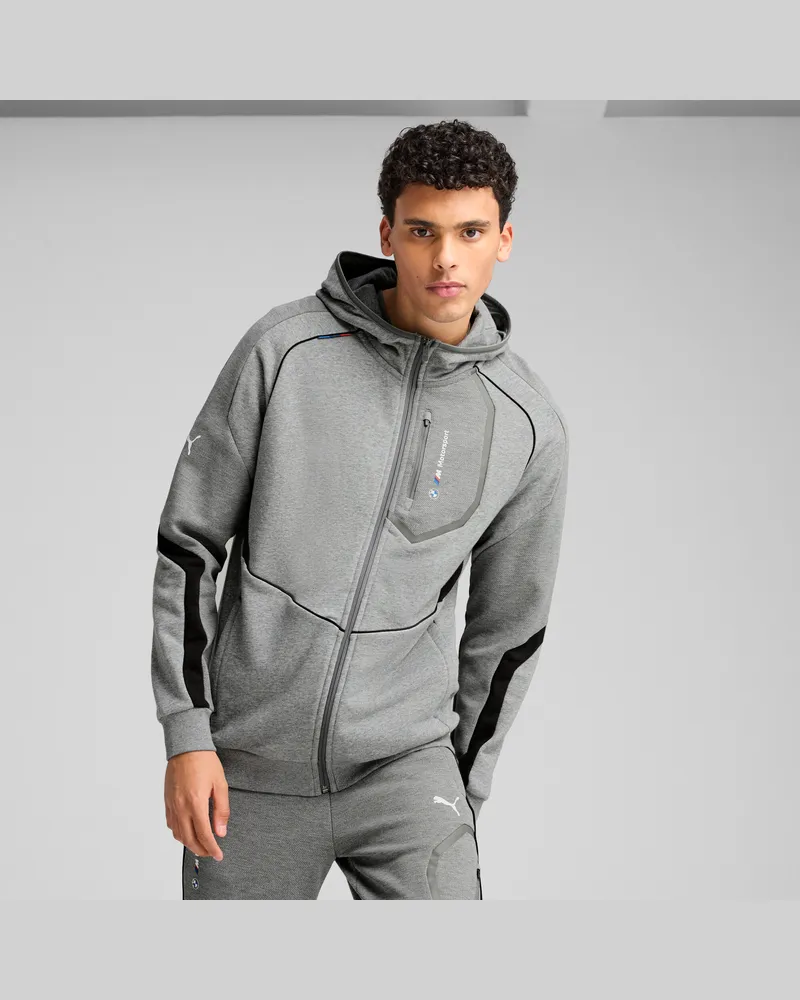 Puma BMW Motorsport Kapuzenjacke Herren, Kleidung, Grau Grau