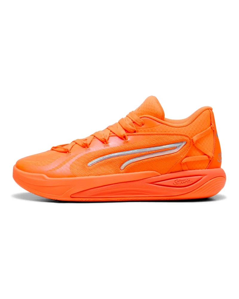 Puma Stewie 4 Flawless Basketballschuhe Damen, Schuhe Orange
