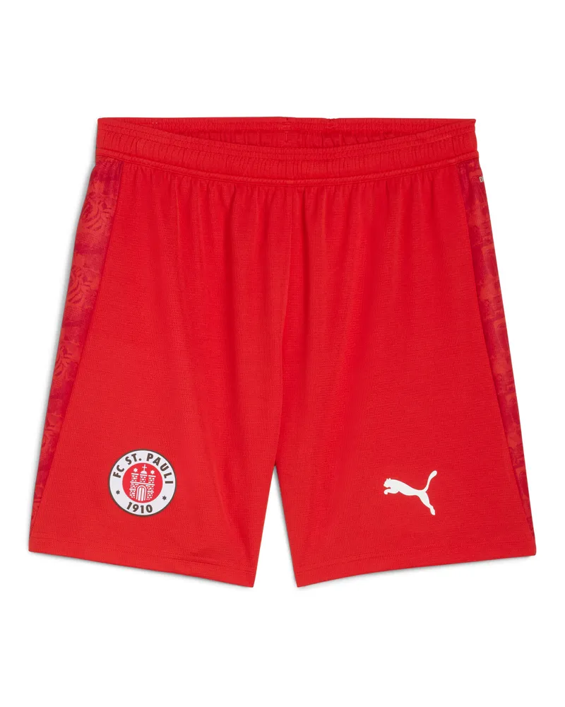 Puma FC St. Pauli 25/26 Shorts Herren, Accessoires, Rot Rot