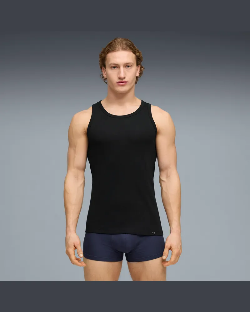 Puma Tanktops Herren (2er-Pack), Kleidung, Schwarz Schwarz