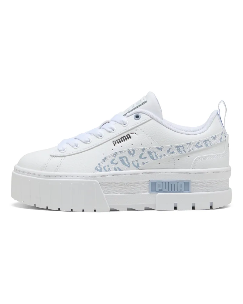 Puma Mayze Wild Jugend Sneakers, Schuhe, Weiß Weiß