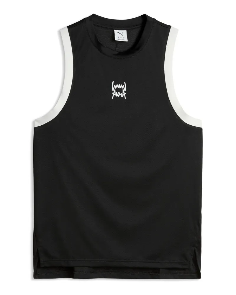 Puma Fundamentals Mesh Tanktop Herren, Accessoires, Schwarz Schwarz
