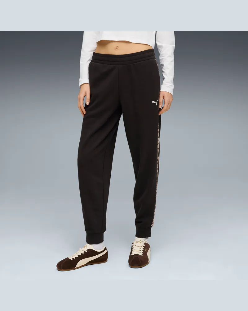 Puma Essentials Graphics Animal Hose Damen, Kleidung, Schwarz Schwarz