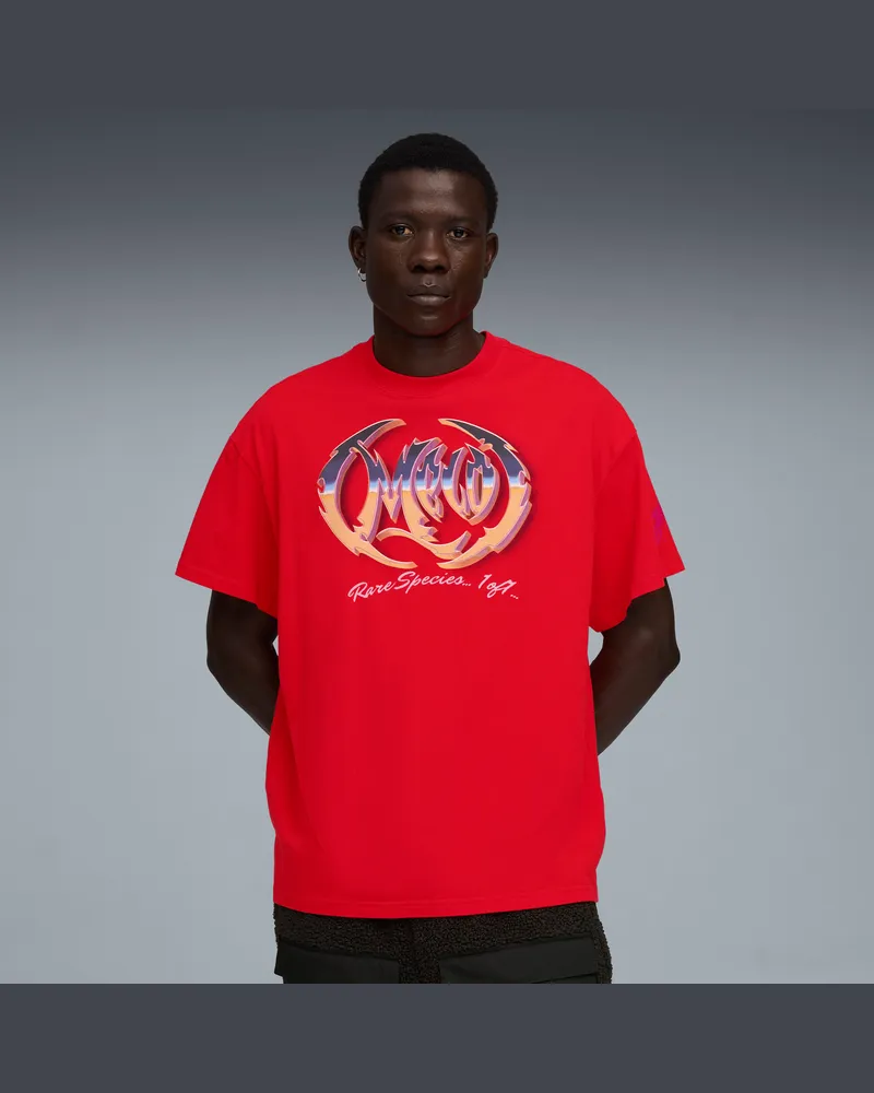 Puma LaMelo Supernova T-Shirt I Herren, Kleidung, Rot Rot