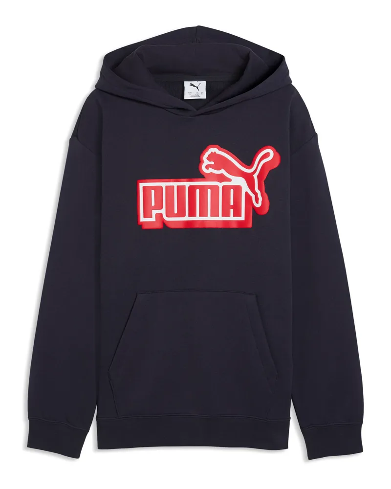 Puma Essentials Logo Lab Relaxed Hoodie Teenager, Accessoires, Blau Blau