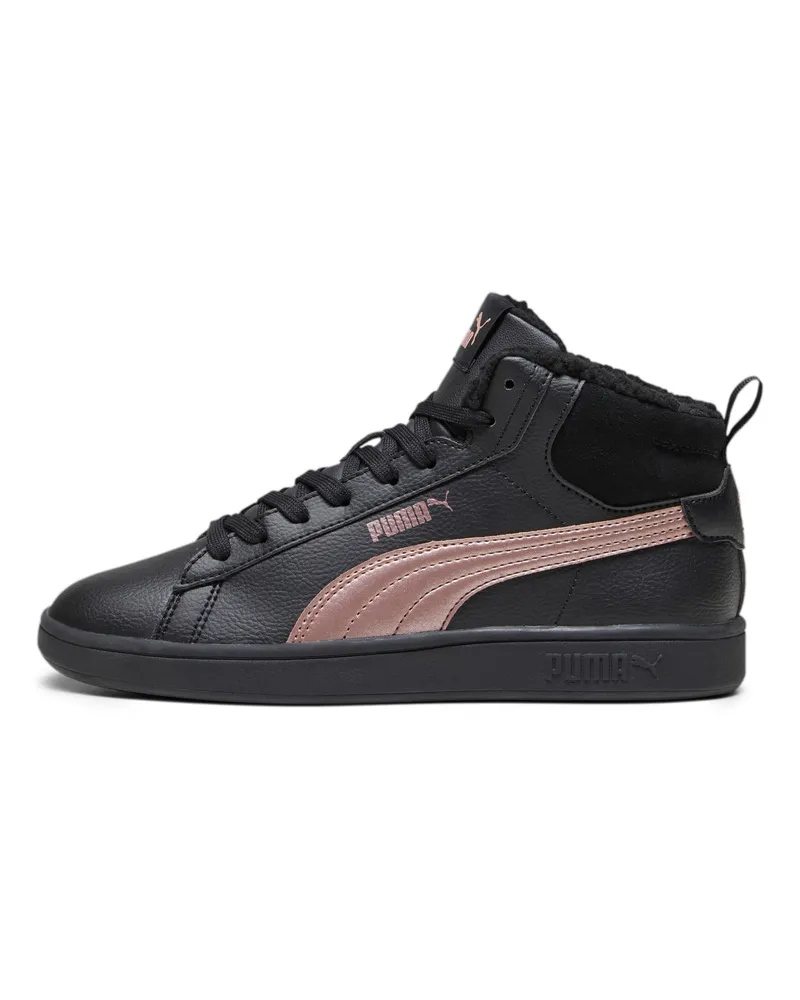 Puma Smash 3.0 Mid WTR Sneakers, Schuhe, Schwarz Schwarz