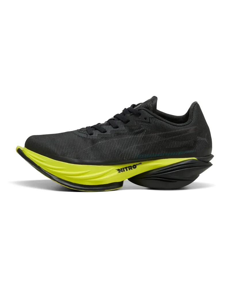 Puma x ASTON MARTIN ARAMCO F1® TEAM Fast-R NITRO Elite 3 Laufschuhe Damen, Accessoires, Schwarz Schwarz