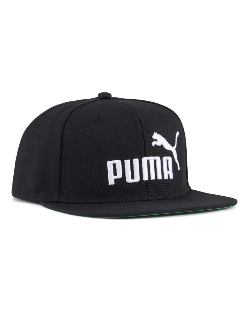 Puma Essentials No. 1 Logo Cap mit flachem Schirm, Accessoires, Schwarz Schwarz