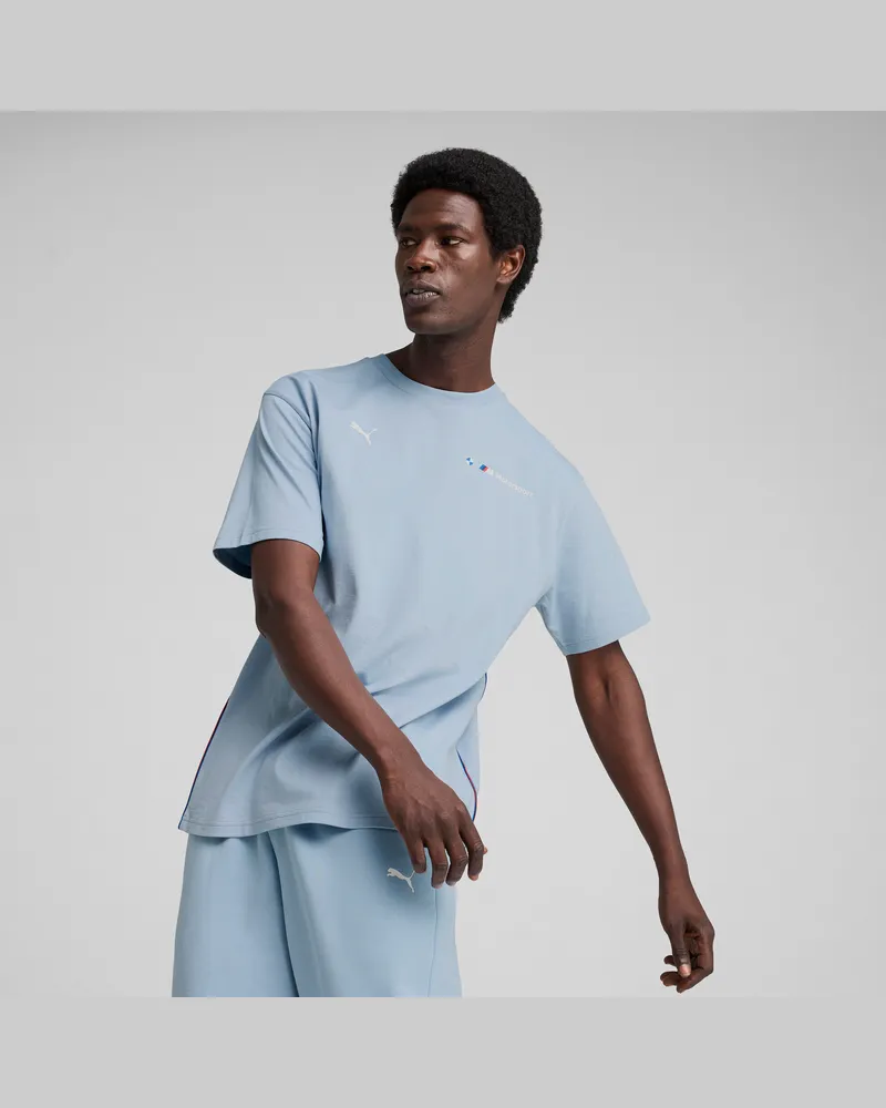 Puma BMW M Motorsport Essentials+ Logo T-Shirt Herren, Kleidung, Blau Blau