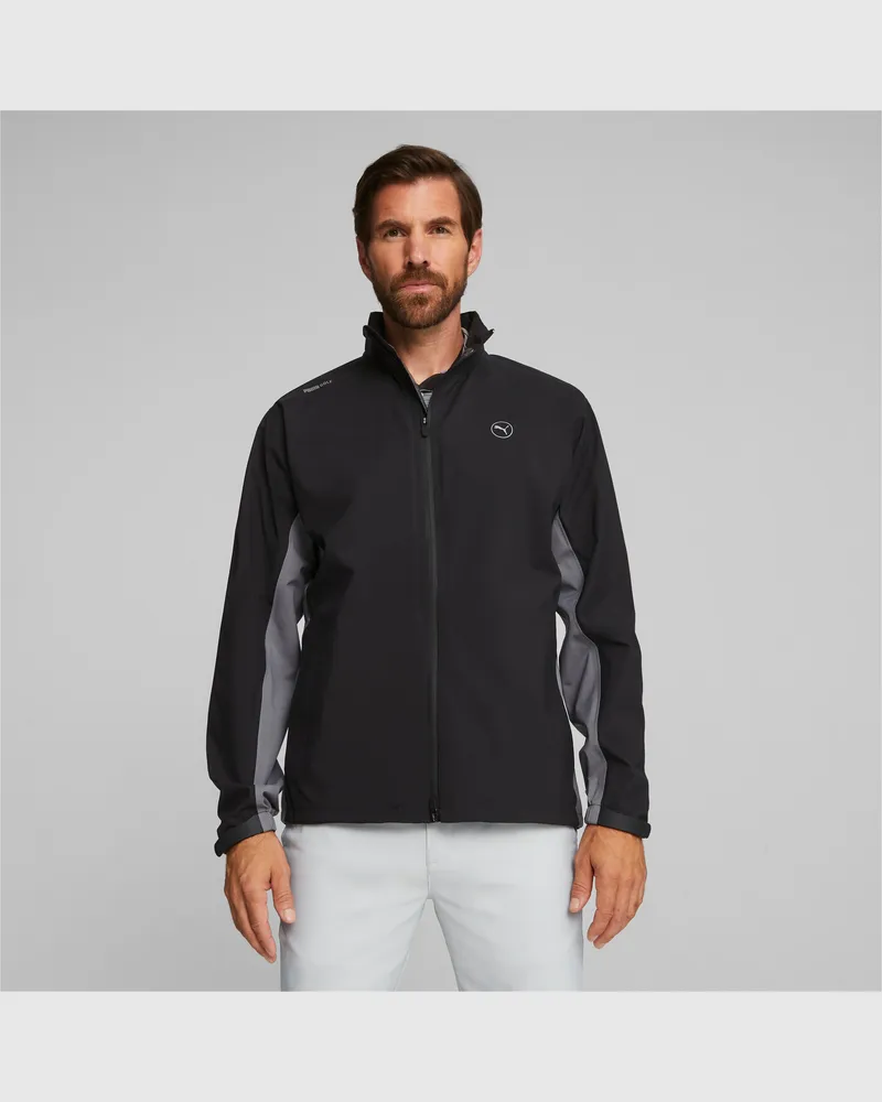 Puma DRYLBL Golf Regenjacke Herren, Kleidung, Schwarz Schwarz