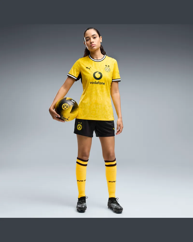 Puma Borussia Dortmund 26/27 Shorts Damen, Accessoires, Schwarz Schwarz
