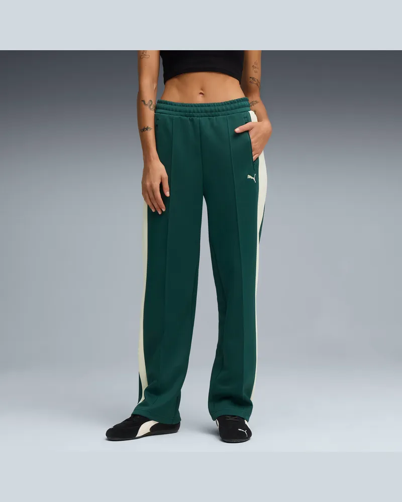 Puma T7 Always On Straight Trainingshose Damen, Accessoires, Grün Grün