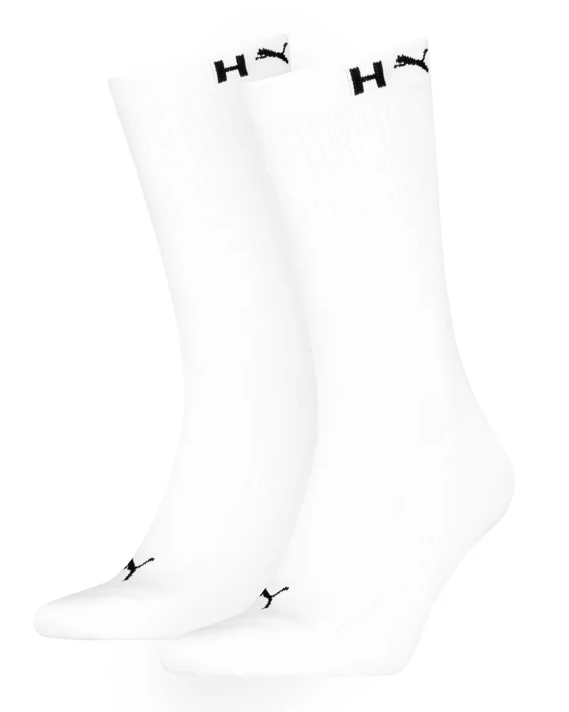 Puma x HYROX Crew Socken Unisex (2er-Pack), Accessoires, Weiß Weiß